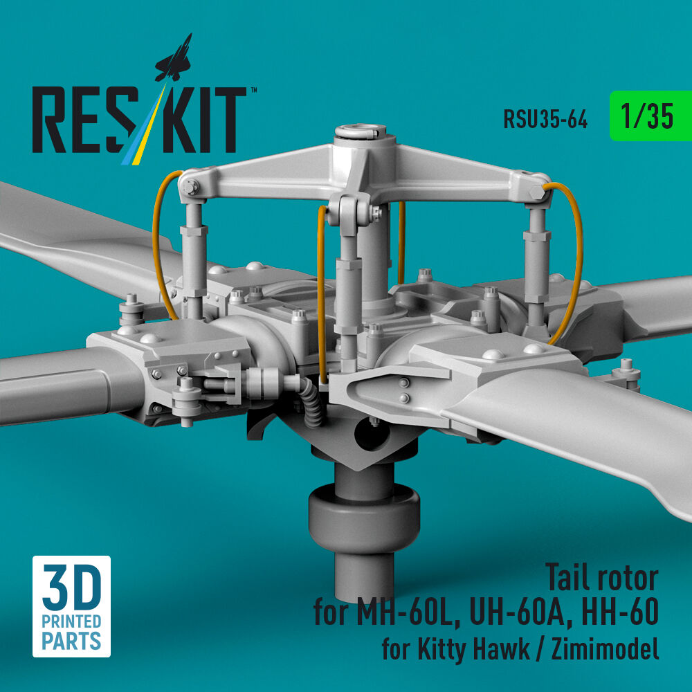 Tail rotor for SH-60B, SH-60F, HH-60H, MH-60R, MH-60S for Kitty Hawk/Zimimodel (3D Printed)