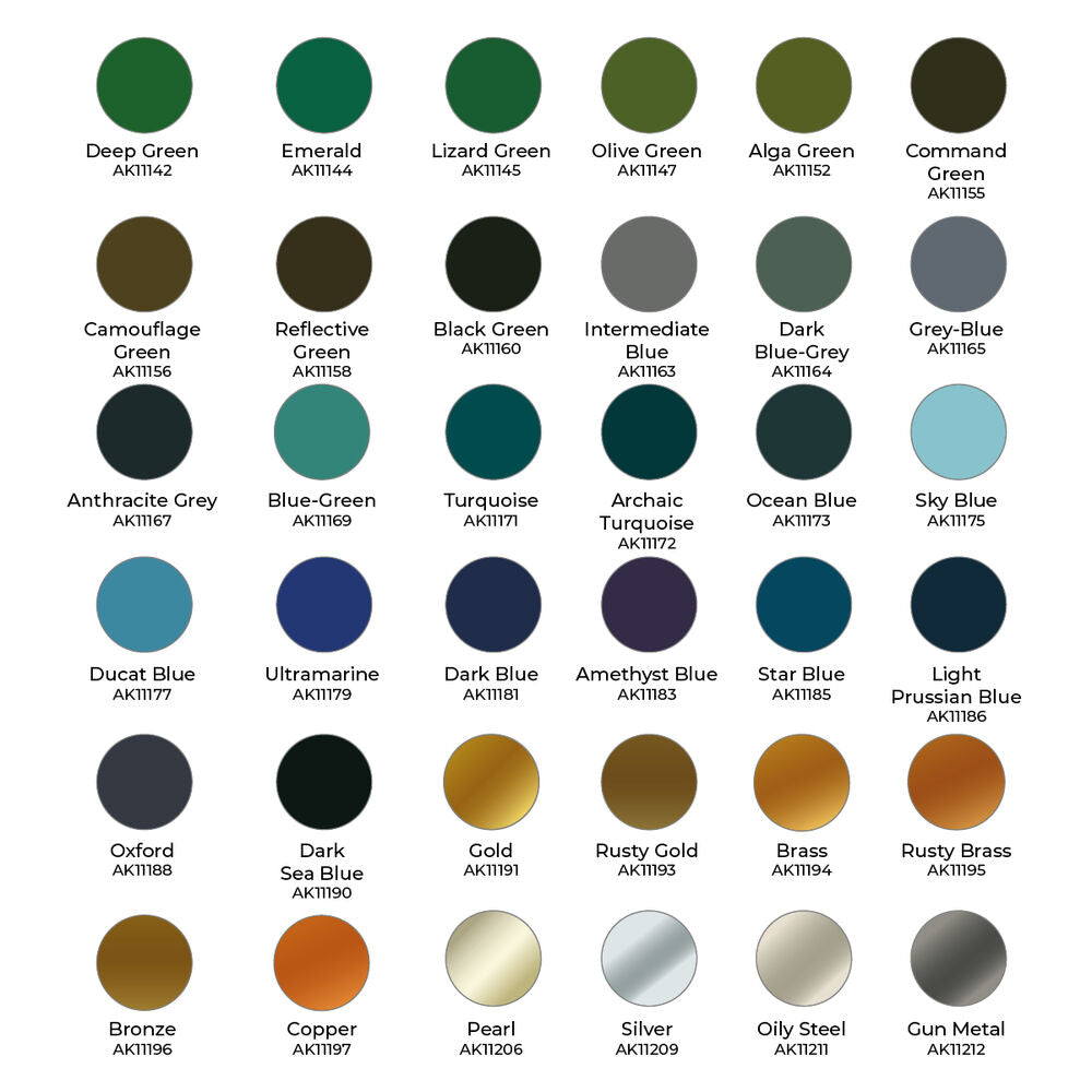 WARGAME PAINT IT ALL BOX 108 COLORS 3GEN