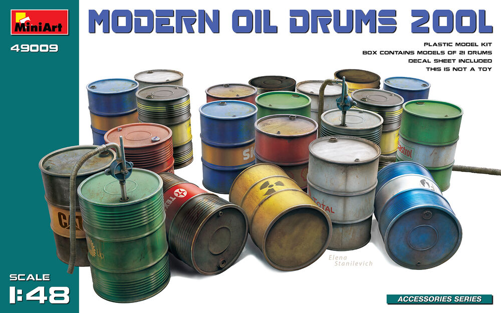 'Modern Oil Drums (200l)