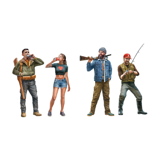 HUNTING & FISHING 1/35 SCALE