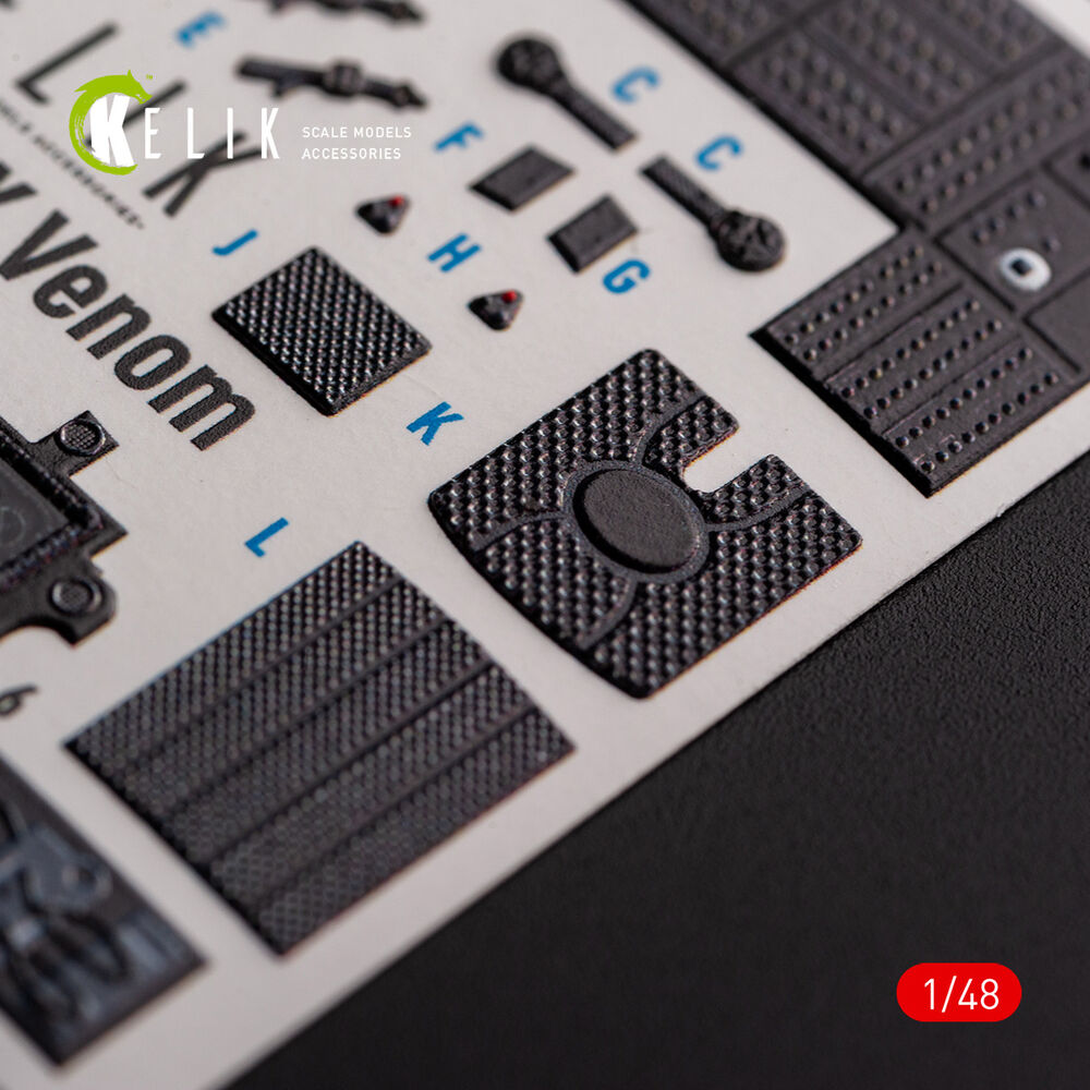 UH-1Y Venom - interior 3D decals for Zimi Model/KittyHawk kit