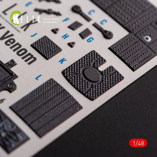 UH-1Y Venom - interior 3D decals for Zimi Model/KittyHawk kit