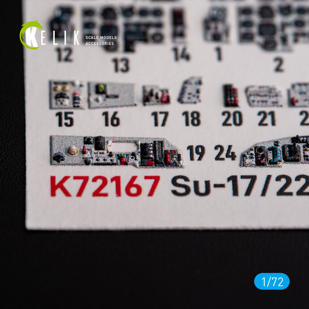 SU-17M4P/22M4 - interior 3D decals for ModelSvit kit