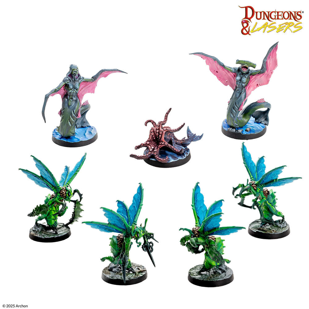DUNGEONS & LASERS Scareguards Archipelago Raiders and Beasts
