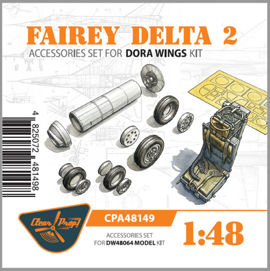 Fairey Delta 2 accessories set for Dora Wings