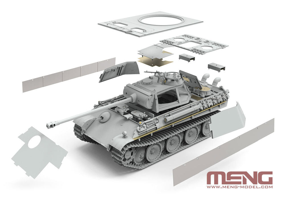 German Medium Tank Sd.Kfz.171 Panther Ausf.G Early/Ausf.G w. Air Defense Armor
