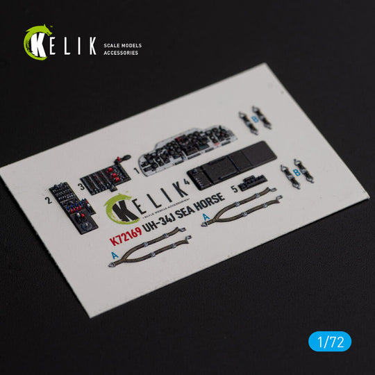 UH-34J SEA HORSE - interior 3D decals for Italeri kit