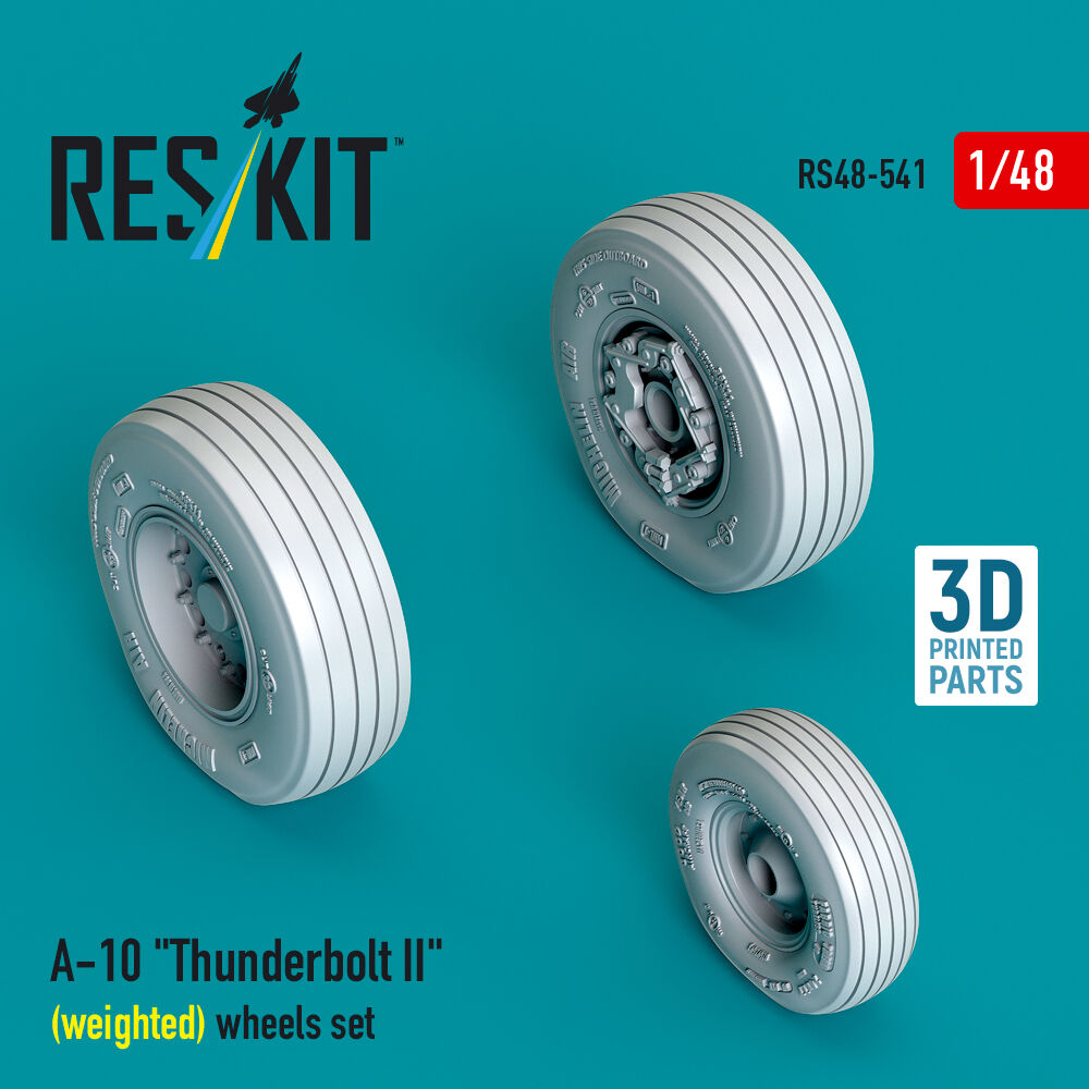 A-10 Thunderbolt II (weighted) wheels set (3D Printed)