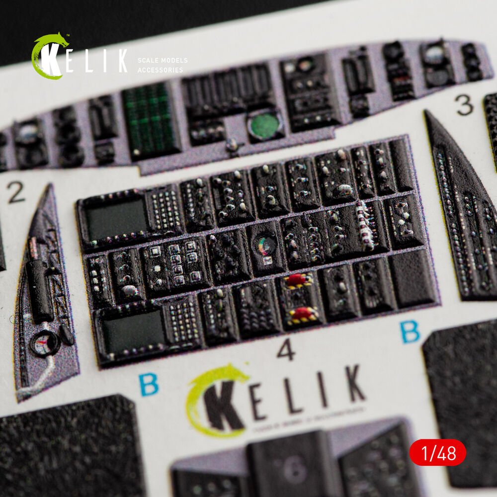 MH-60K Black Hawk interior 3D decals for Italeri kit 2666