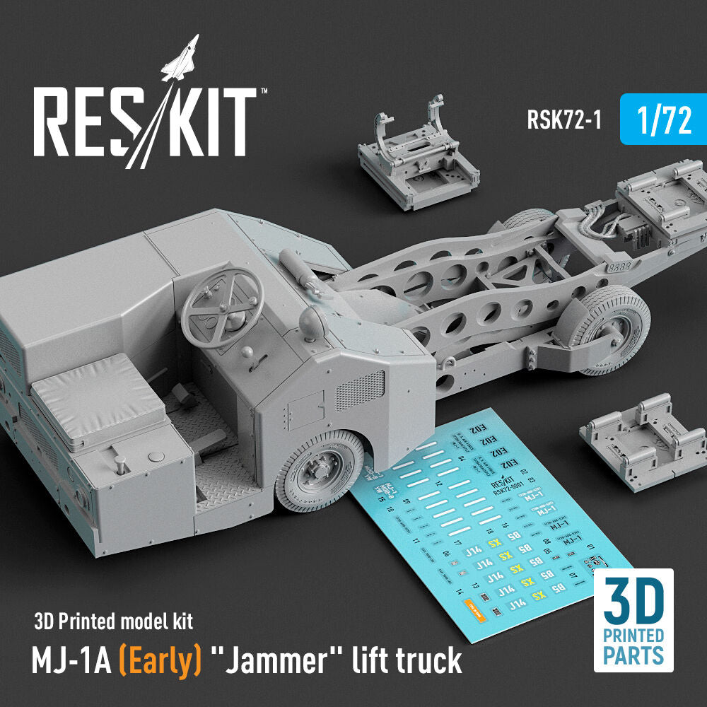 MJ-1A (Early) Jammer lift truck (3D Printed model kit)