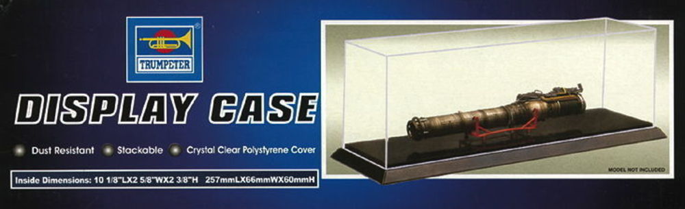 Acrylic Display Case 257 x 66 x 60mm