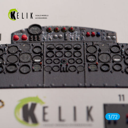 Vickers Valiant B(PR)K.1 front cockpit - interior 3D decals for Airfix kit