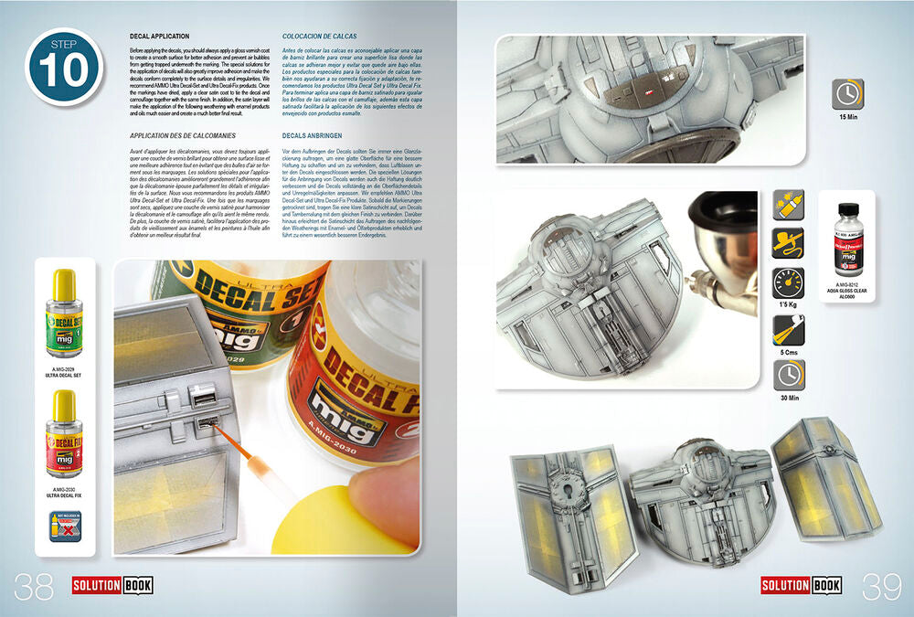 SOLUTION BOOK 05 - How to Paint Imperial Galactic Fighters (English, Castellano, Français, Deutsch)