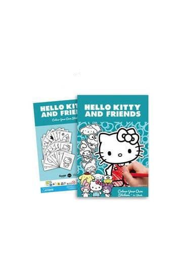 Hello Kitty & Friends Sticker Coloring Book A4 Display (20)