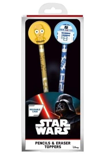 Star Wars Pencils and Toppers 2-Pack (Droids)
