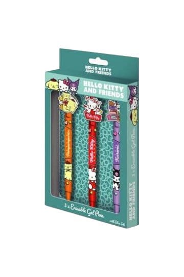 Hello Kitty and Friends Erasable Gel Pen Diner 3-Pack