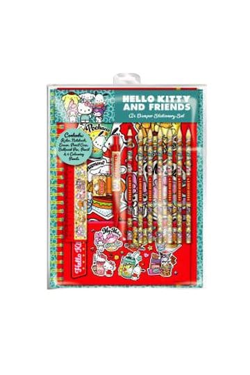 Hello Kitty and Friends Stationery Set A4 American Diner Version Display (8)