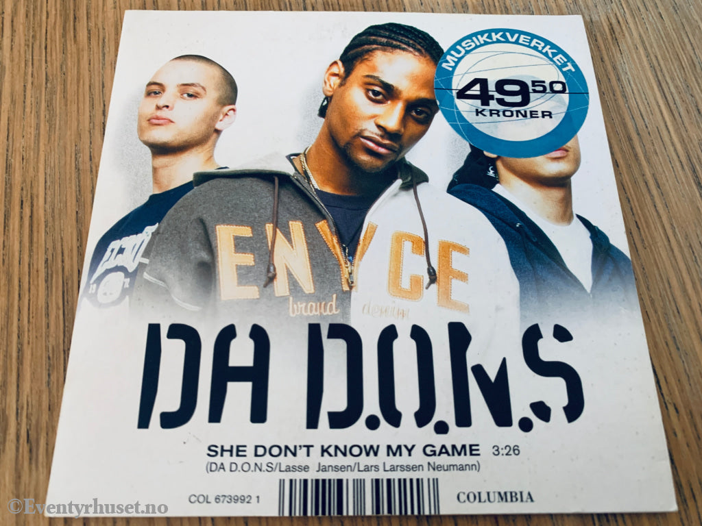 Da D.O.N.S, She Don't Know My Game, 2002, Musikk-CD.