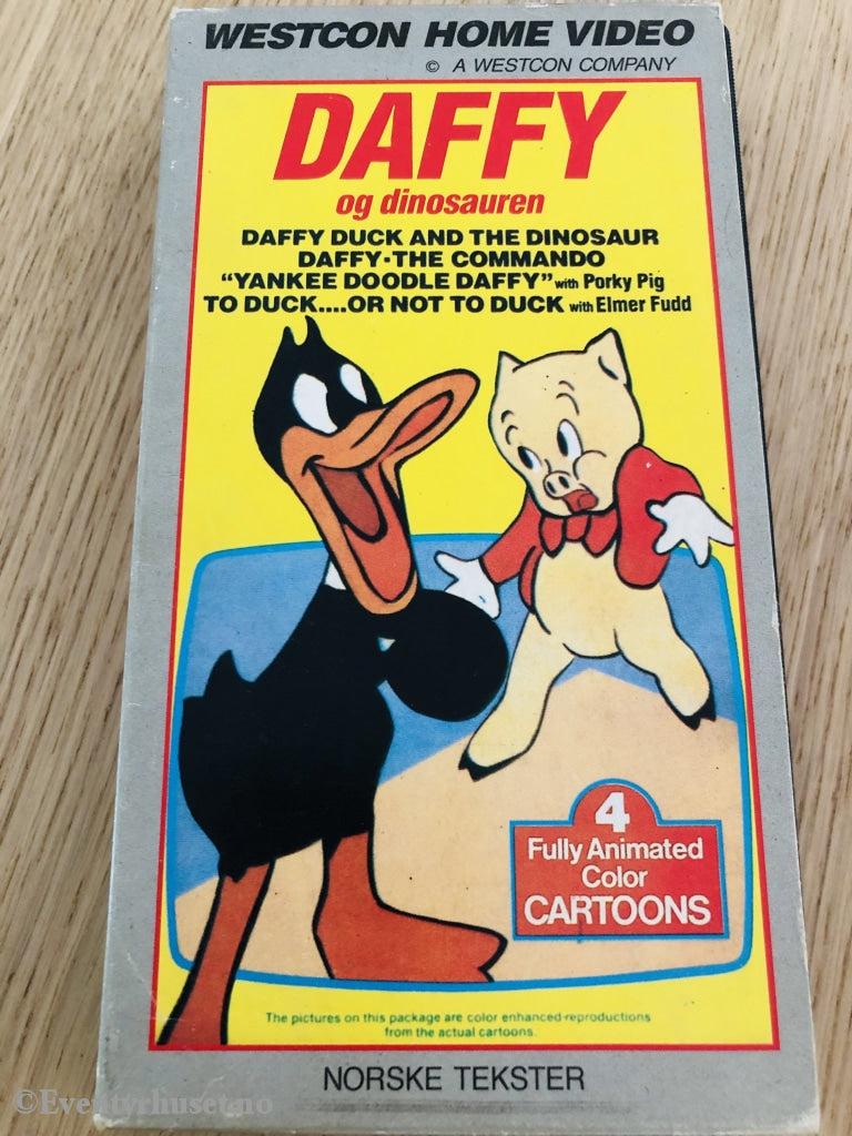 Daffy Og Dinosauren. Vhs. Vhs