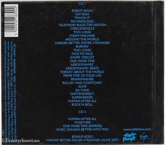 Daft Punk, 2007, Alive 2007, Musikk-CD.