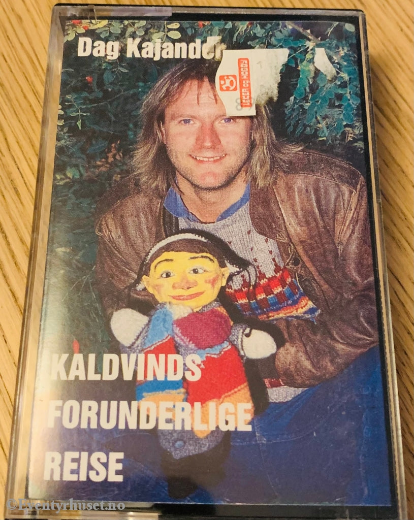 Dag Kajander. 1986. Kaldvinds Forunderlige Reise. Kassett. Kassettbok