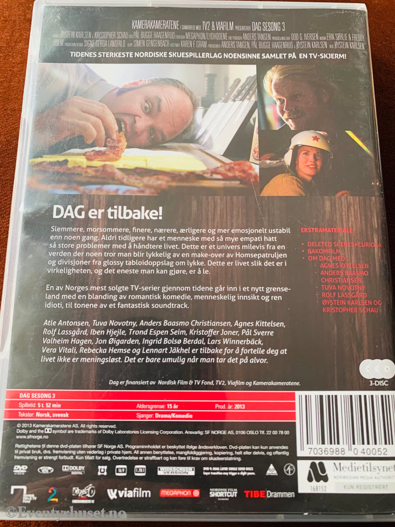 Dag - Sesong 3. 2013. Dvd. Dvd