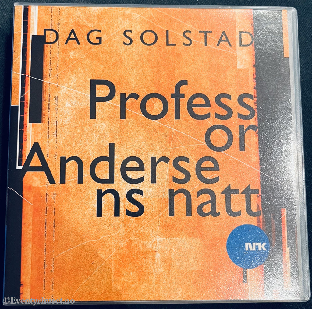 Dag Solstad. Professor Andersens Natt (Nrk). Lydbok På 4 Cd.