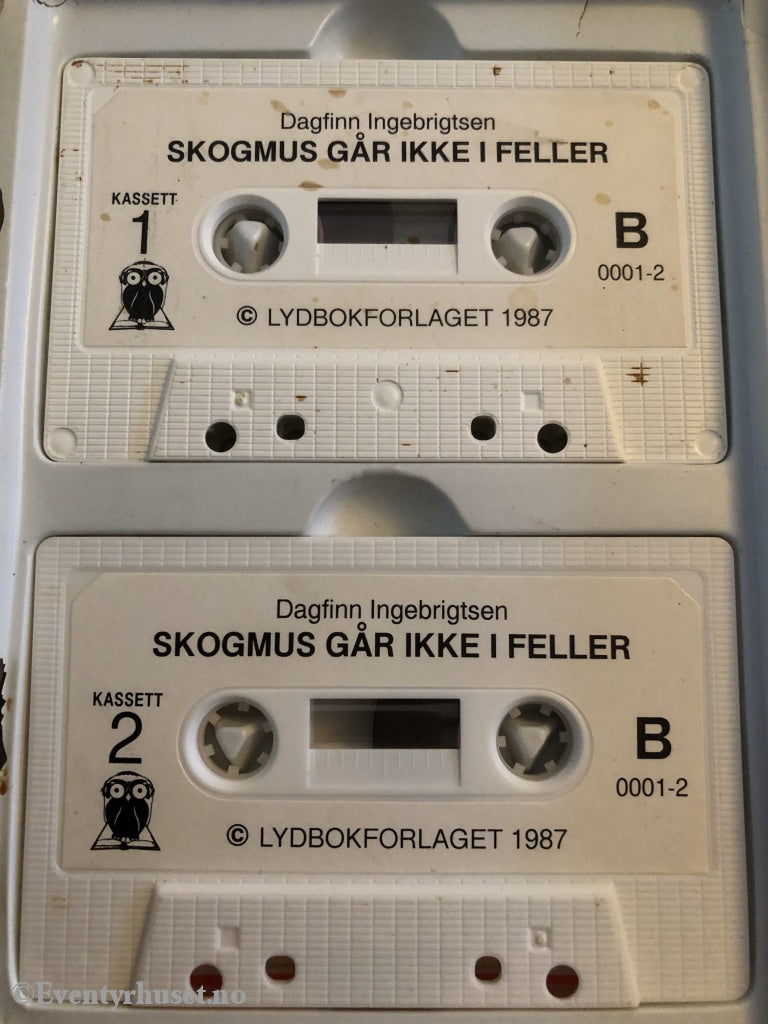 Dagfinn Ingebretsen. 1987. Skogmus Går Ikke I Feller. Kassettbok. Kassettbok