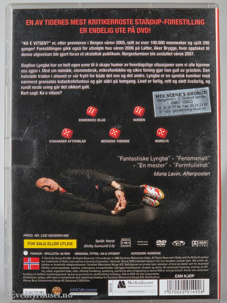 Dagfinn Lyngbø – Ka e vitsen? (2004). DVD.