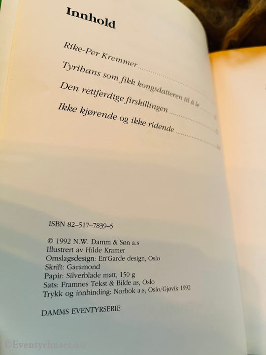 Damms Eventyrserie. 1992. Asbjørnsen Og Moe. Eventyrbok