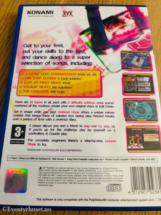 Dancing Stage Mega Mix. PS2-spill PS2