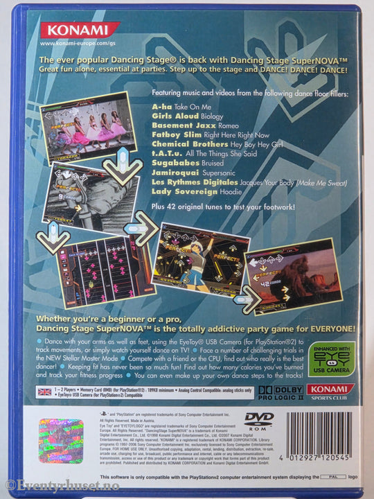 Dancing Stage SuperNova . PS2.