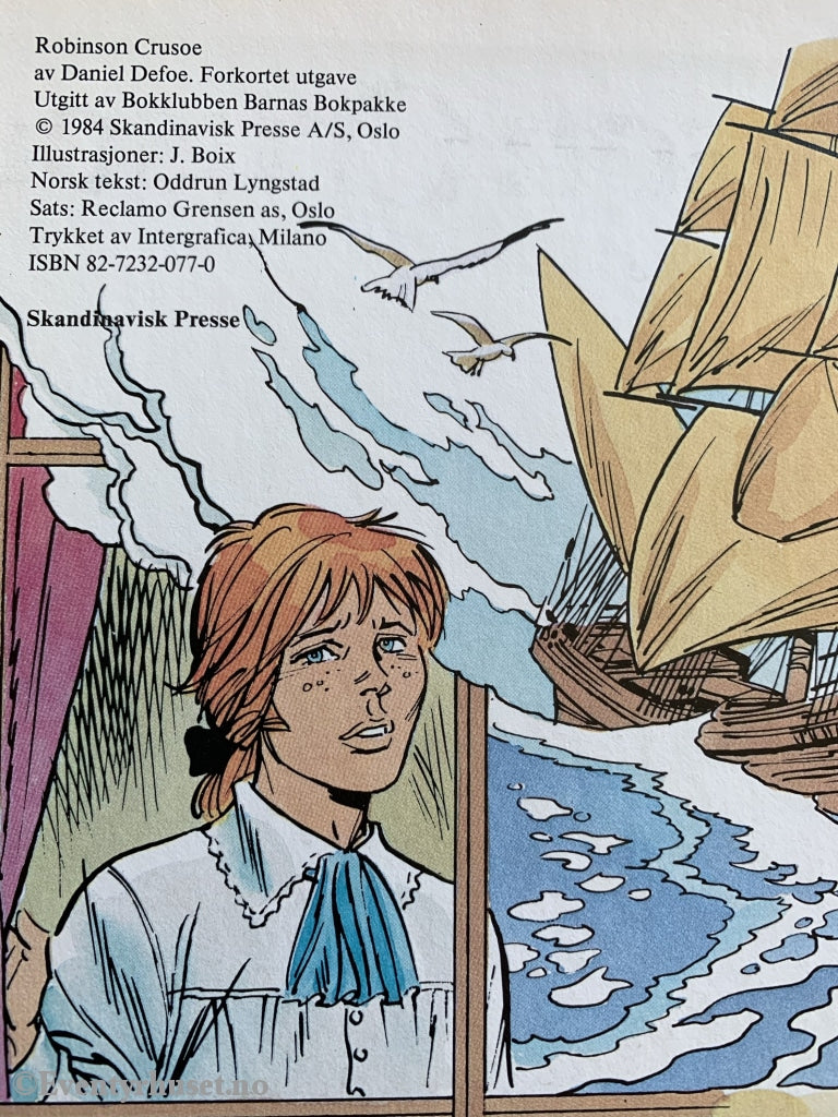 Daniel Defoe. 1984. Robinson Crusoe. Eventyrbok