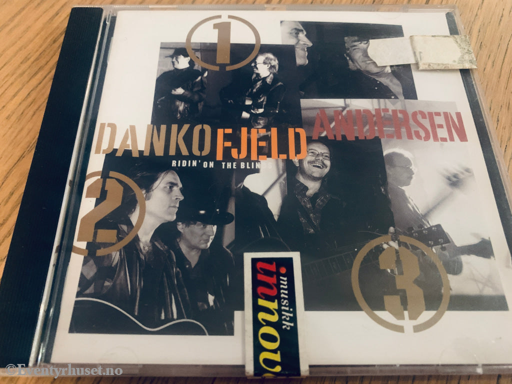 Danko/Fjeld/Andersen – Ridin’ on the Blinds, 1994. CD.