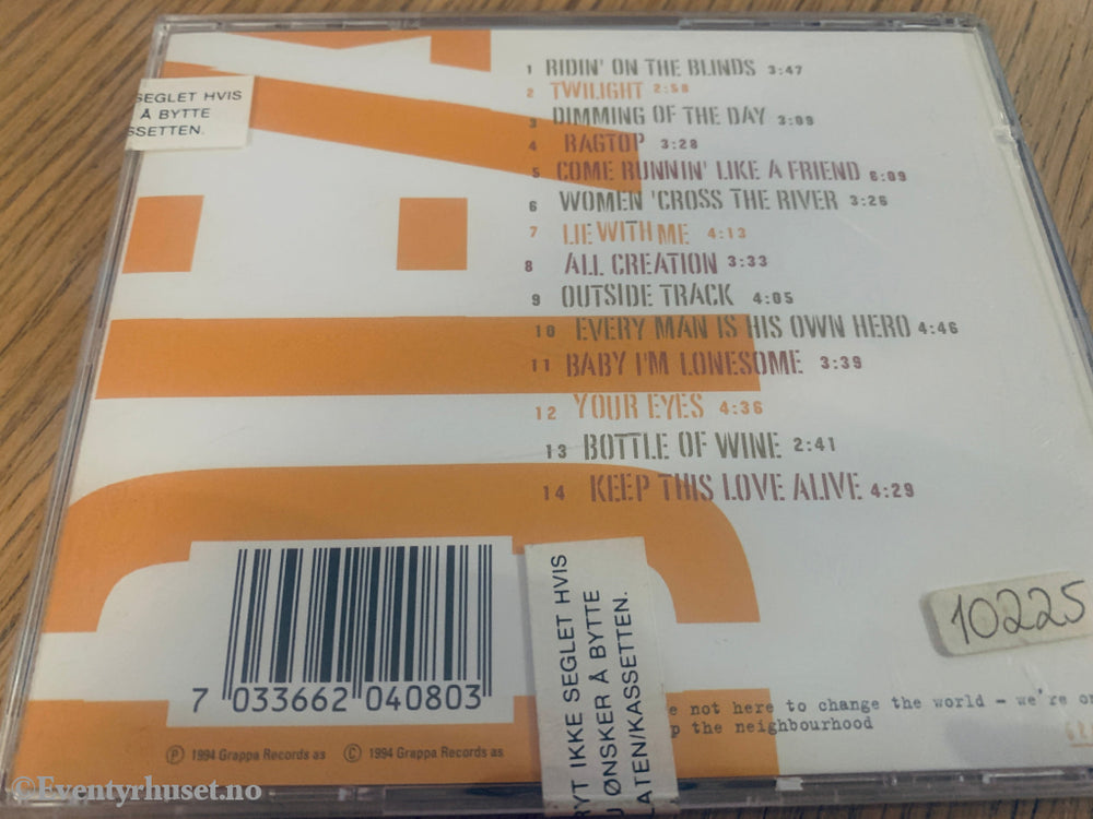 Danko/Fjeld/Andersen – Ridin’ on the Blinds, 1994. CD.