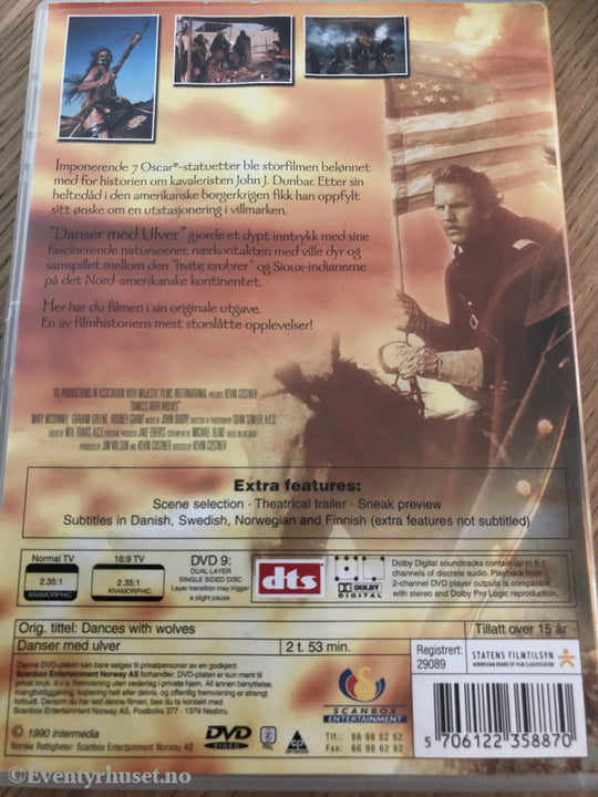 Danser Med Ulver. 1990. Dvd. Dvd
