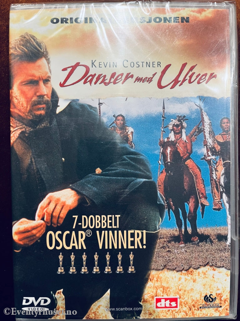 Danser Med Ulver. 1990. Dvd. Ny I Plast! Dvd