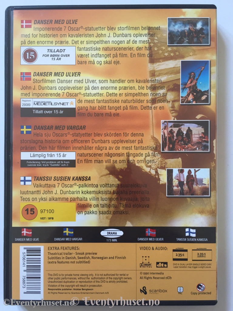Danser Med Ulver. Dvd. Dvd
