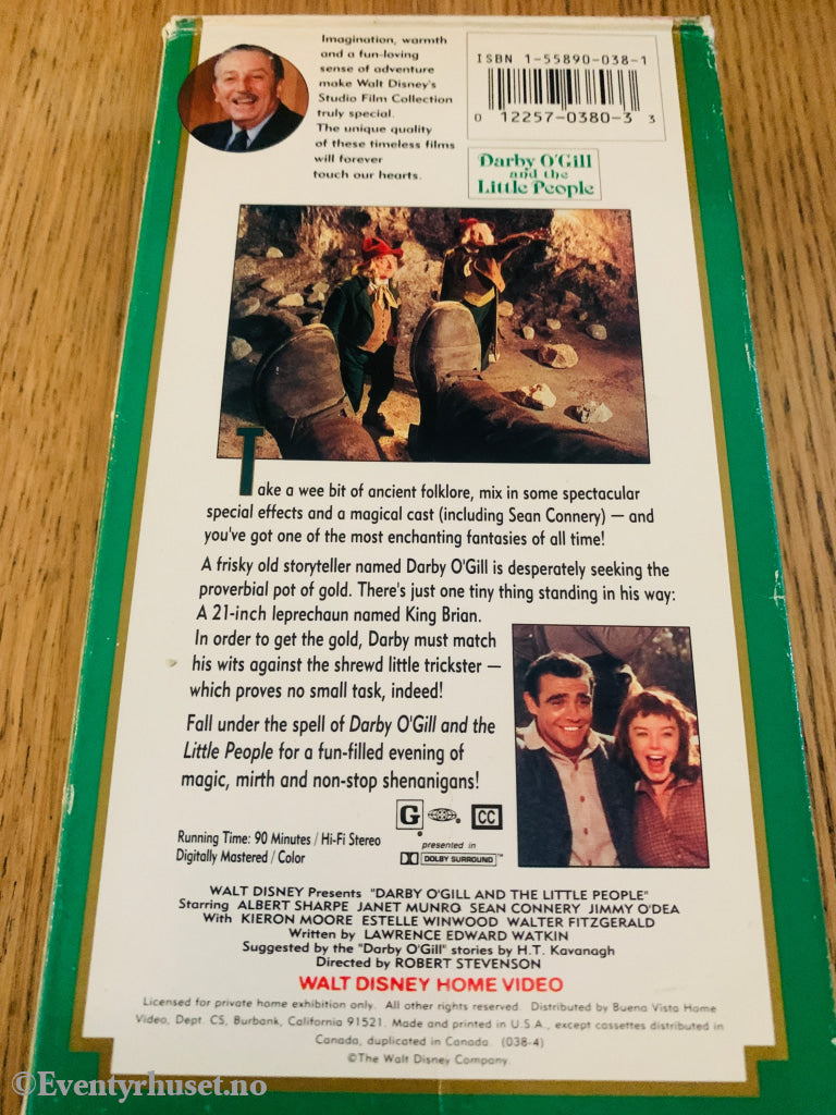 Darby O'Gill and the Little People (1959) VHS.