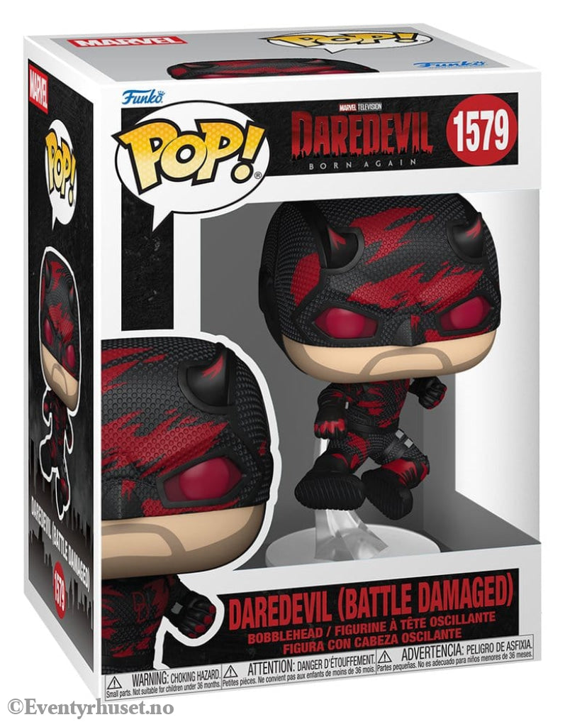 Daredevil: Born Again POP! Marvel Vinyl Figure Daredevil (Battle Damaged) 9 cm Collectibles