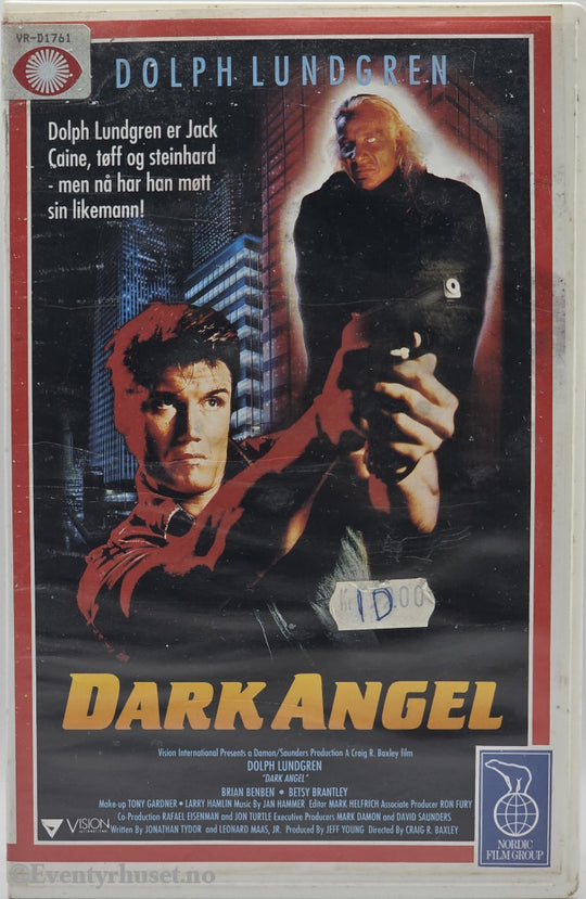Dark Angel – 1990 . VHS Big Box.