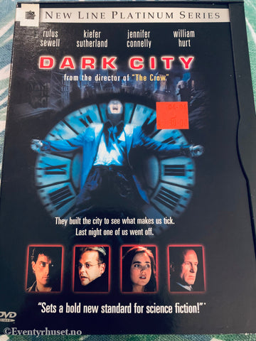 Dark City. 1998. DVD slipcase.