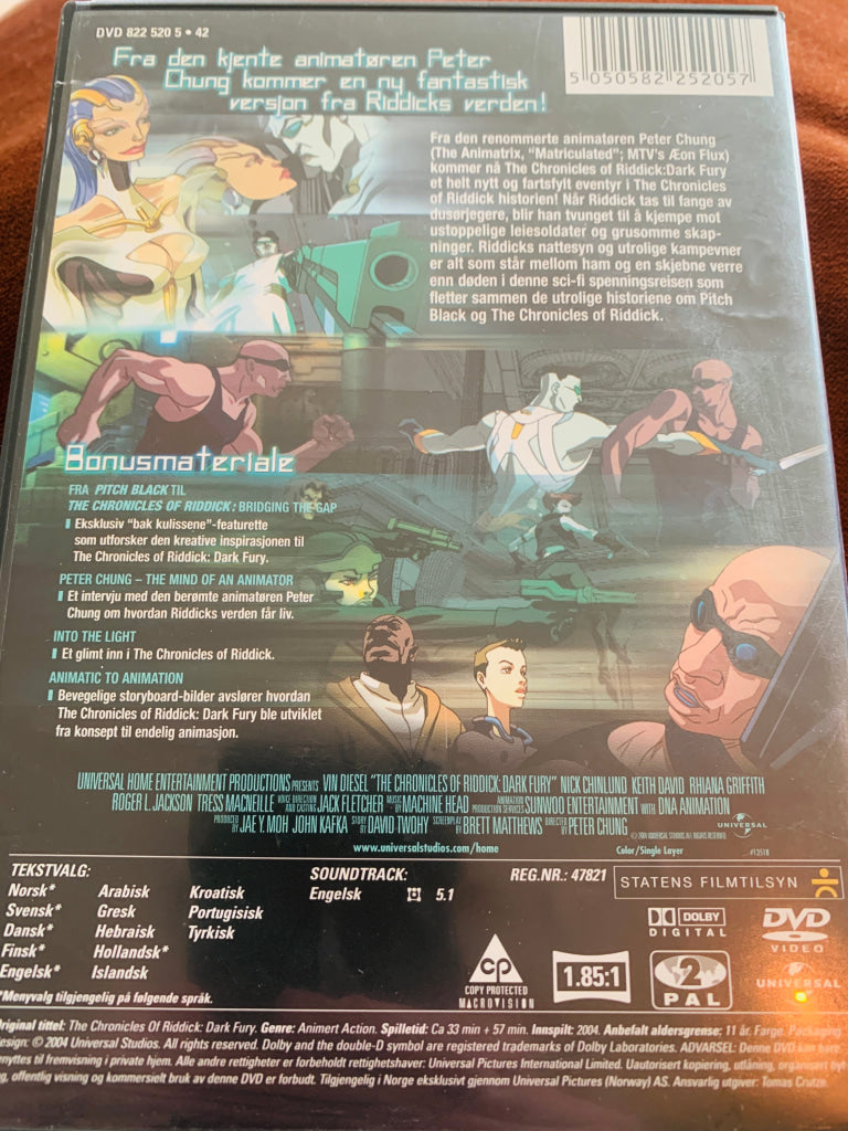 Dark Fury. DVD leiefilm.