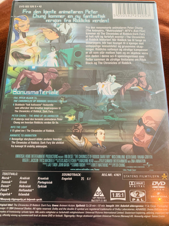 Dark Fury. DVD leiefilm.
