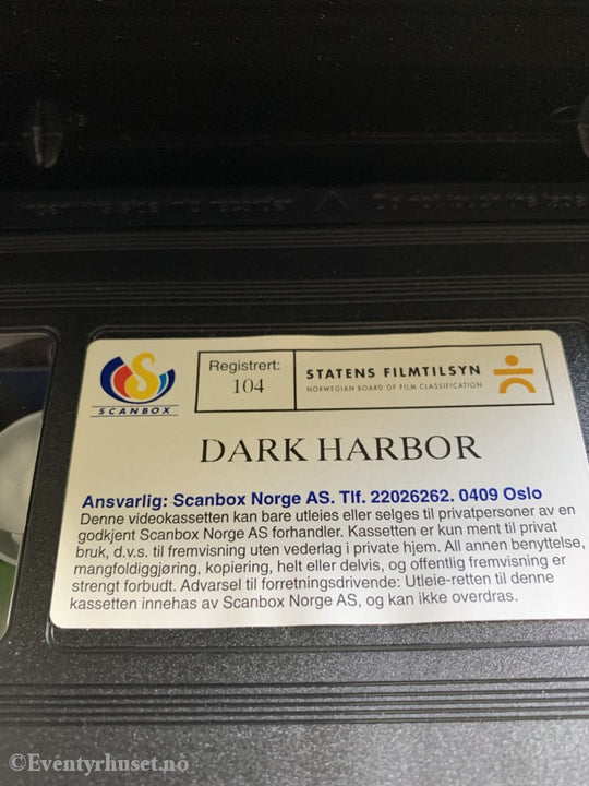 Dark Harbor. 1999. Vhs. Vhs