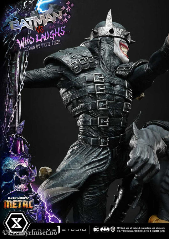 Dark Nights: Metal Ultimate Premium Masterline Series Statue 1/4 Batman VS Batman Who Laughs Deluxe Bonus Version 67 cm