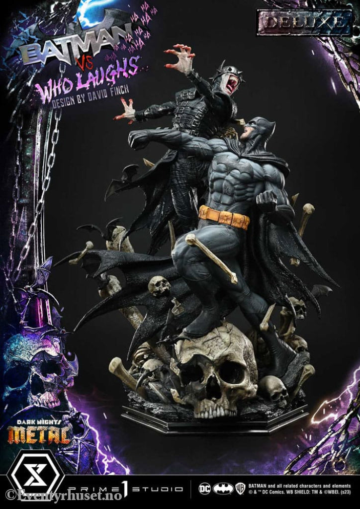 Dark Nights: Metal Ultimate Premium Masterline Series Statue 1/4 Batman VS Batman Who Laughs Deluxe Bonus Version 67 cm