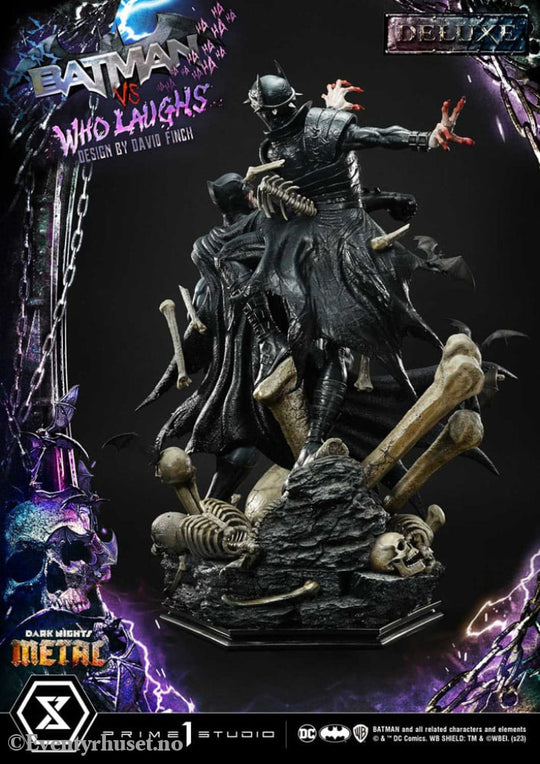Dark Nights: Metal Ultimate Premium Masterline Series Statue 1/4 Batman VS Batman Who Laughs Deluxe Bonus Version 67 cm
