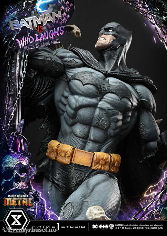 Dark Nights: Metal Ultimate Premium Masterline Series Statue 1/4 Batman VS Batman Who Laughs Deluxe Bonus Version 67 cm
