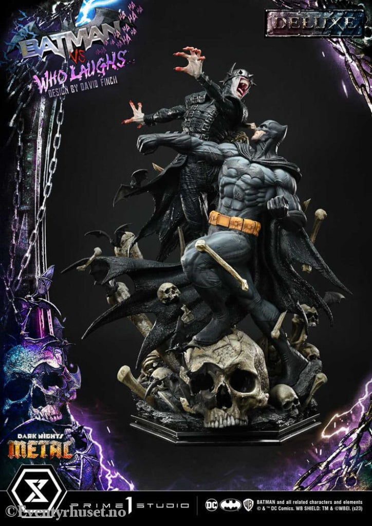 Dark Nights: Metal Ultimate Premium Masterline Series Statue 1/4 Batman VS Batman Who Laughs Deluxe Bonus Version 67 cm